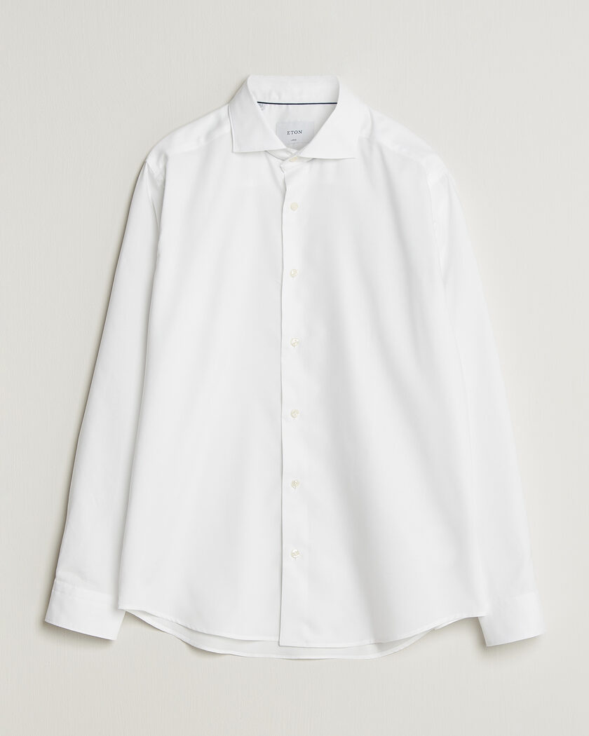Eton Casual Fit Signature Oxford Shirt White – White