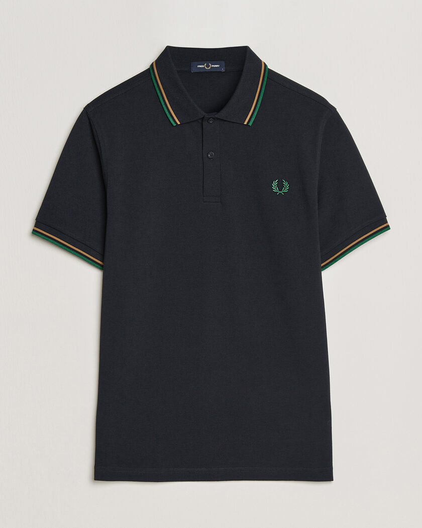 Fred Perry Twin Tipped Polo Shirt Navy – Blue