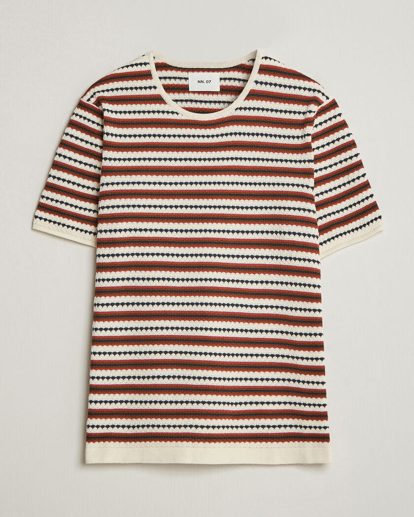 NN07 Bari Knitted Striped T-Shirt Multi – Multi-colour