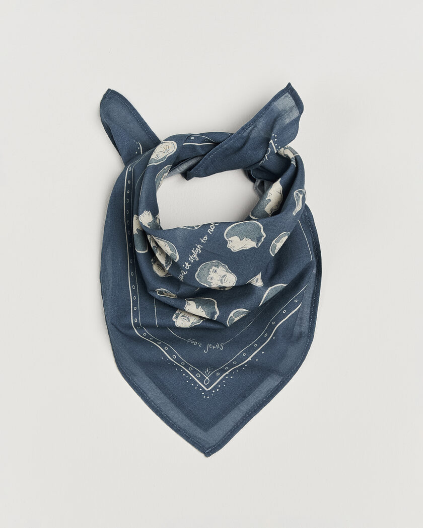 Nudie Jeans Ingrid OG Line-Up Bandana Blue – Blue