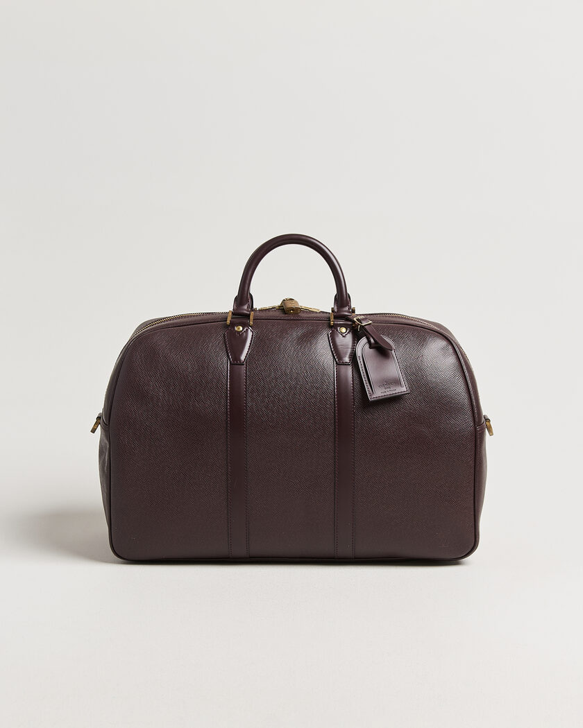 Louis Vuitton Pre-Owned Taiga Kendall Weekend Bag PM Burgundy – Red