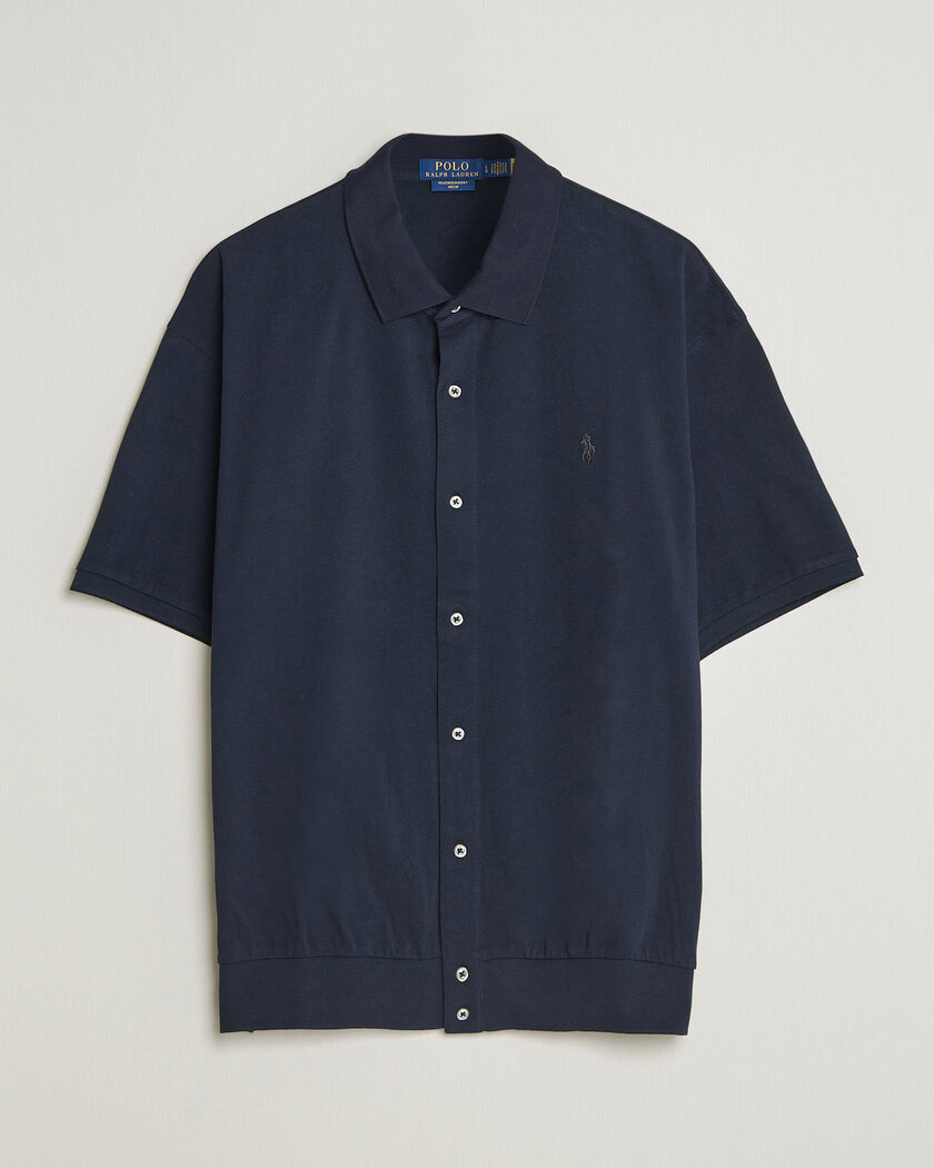 Polo Ralph Lauren Buttoned Polo Aviator Navy – Blue