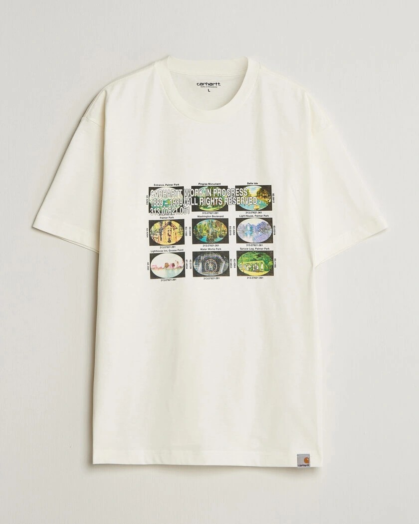 Carhartt WIP Coordinates Printed T-Shirt Wax – White
