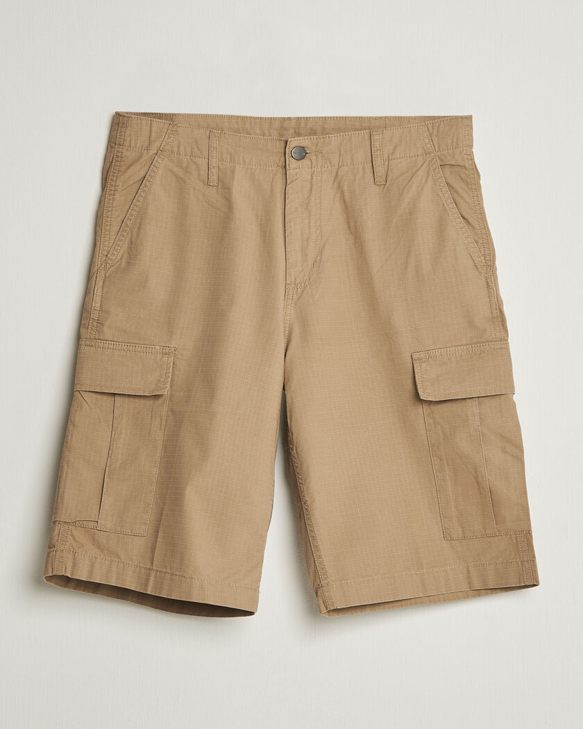 Carhartt WIP Regular Cargo Ripstop Shorts Leather – Brown