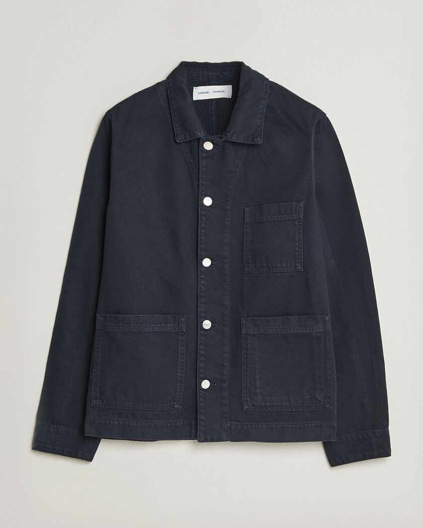 Samsøe Samsøe New Worker Overshirt Salute Navy – Blue