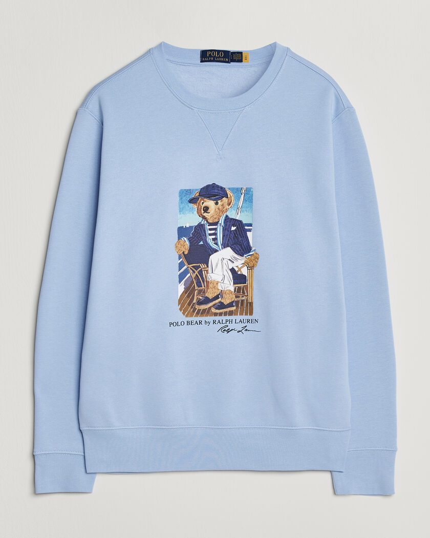 Polo Ralph Lauren Double Knit Center Logo Sweatshirt Aviator Navy
