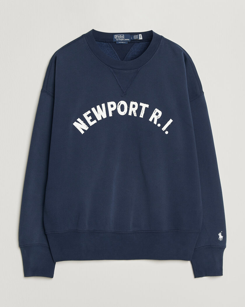 Polo Ralph Lauren RL Printed Sweatshirt Newport Navy – Blue