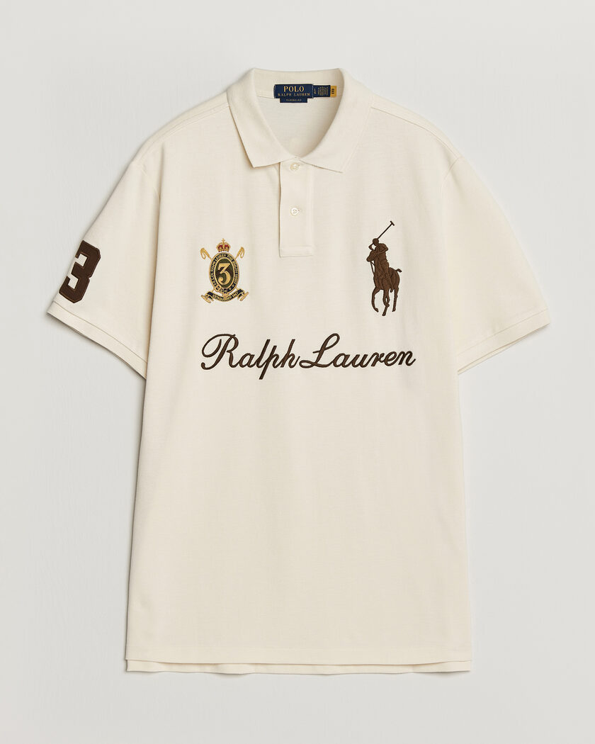 BEAMS PLUS Short Sleeve Boucle Polo Beige at CareOfCarl.com