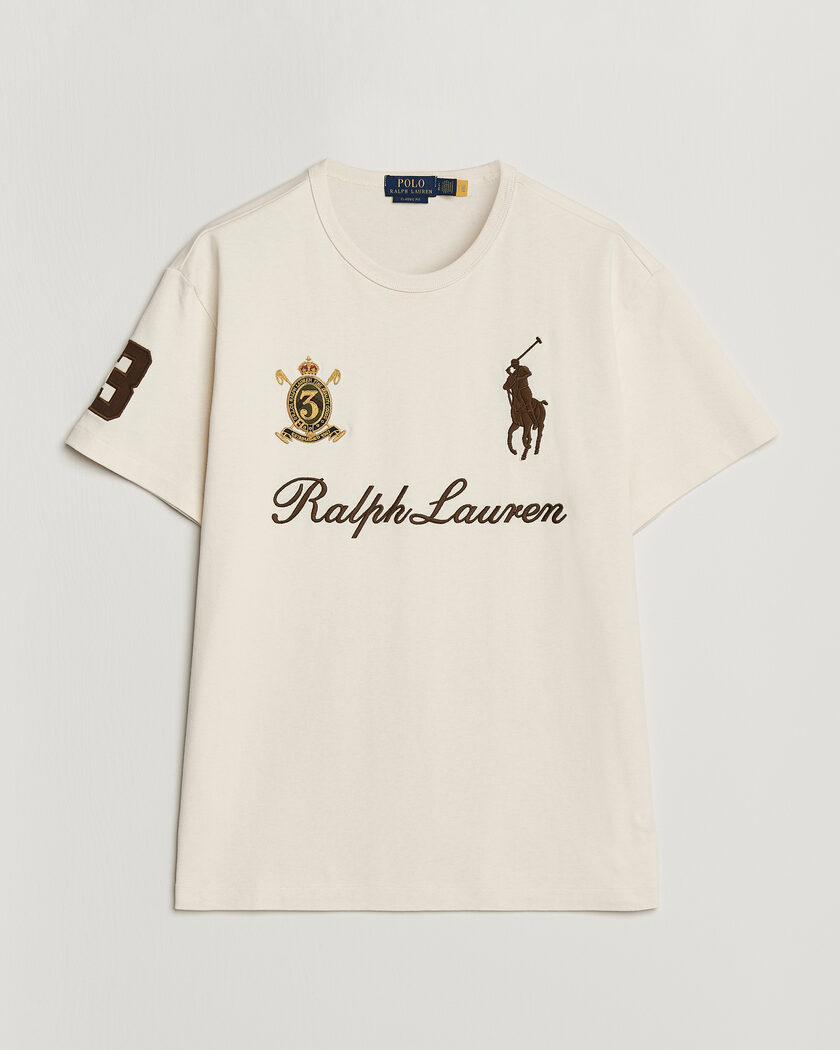 Versace Barocco Print Tee Black/Gold at CareOfCarl.com