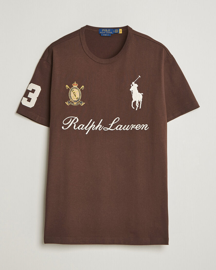 Polo Ralph Lauren Classic Fit Team T-shirt Nutmeg Brown – Brown