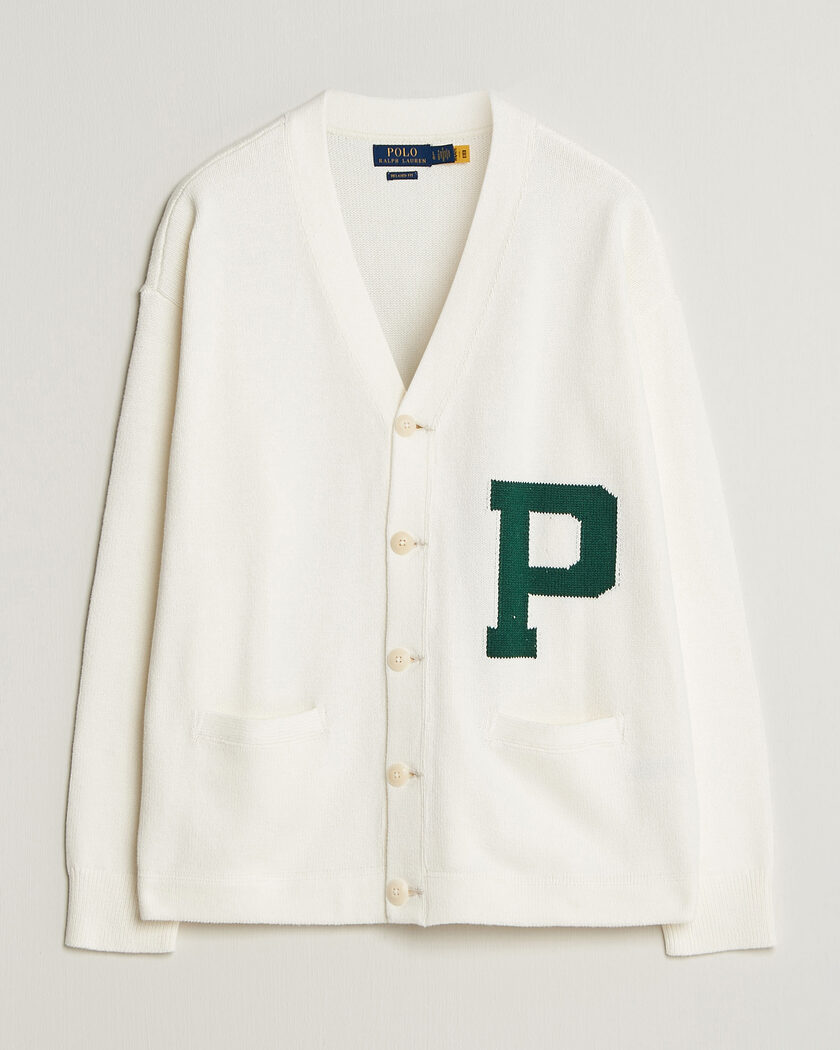 Polo Ralph Lauren P Cardigan Cream Combo – White