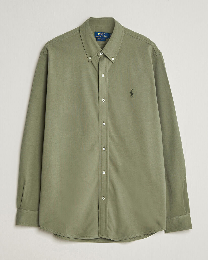 Polo Ralph Lauren Featherweight Mesh Shirt Cruise Olive – Green