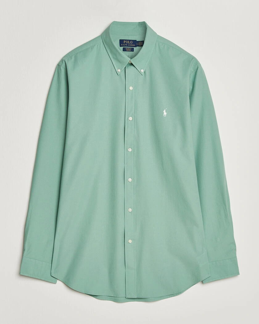 Polo Ralph Lauren Custom Fit Poplin Shirt Faded Mint – Green