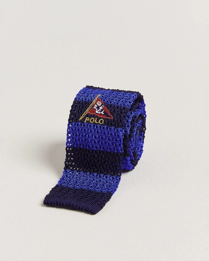 Polo Ralph Lauren Club Stripe Naval Tie Navy/Black – Black