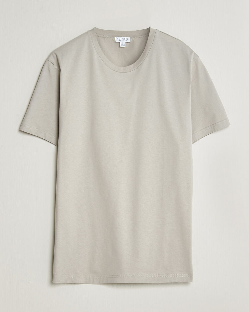 Sunspel Riviera Midweight T-Shirt Ash – Grey