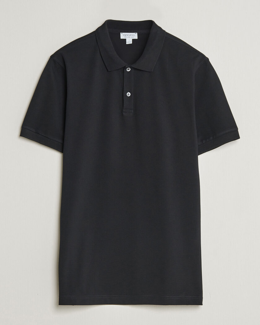 Ralph Lauren The Skinny Polo S ブラック Polo Ralph Lauren Slim Fit Stretch Polo Black at CareOfCarl.com