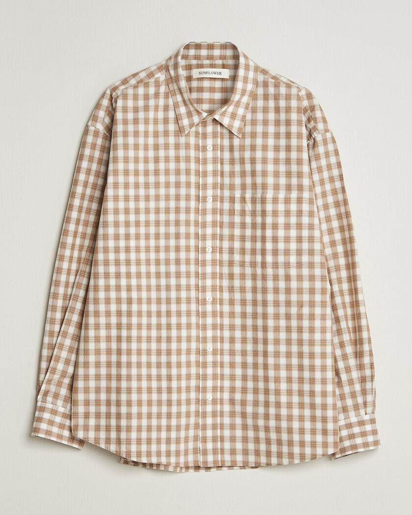 RRL Matlock Plaid Shirt Orange Multi at CareOfCarl.com