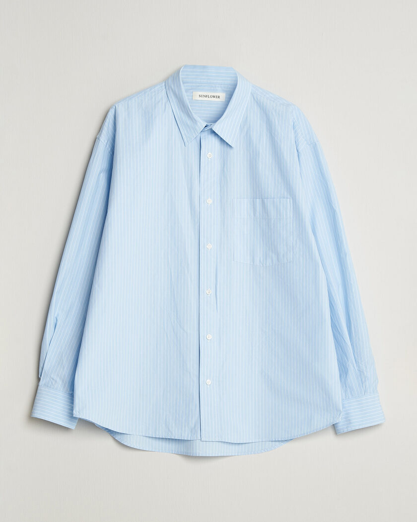 Sunflower New Base Shirt Light Blue Stripe – Blue