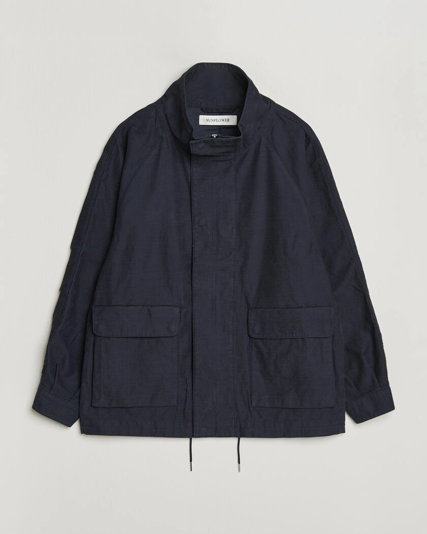 Sunflower Field Jacket Navy – Blue
