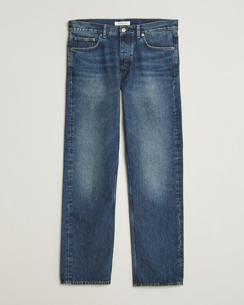 Sunflower New Standard Jeans Dark Blue Worn – Blue