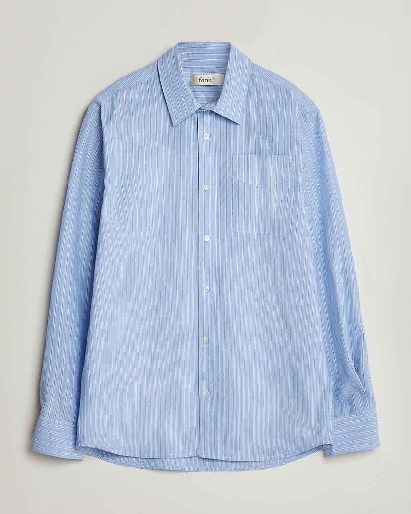 Forét Maple Regular Fit Poplin Shirt Light Blue – Blue
