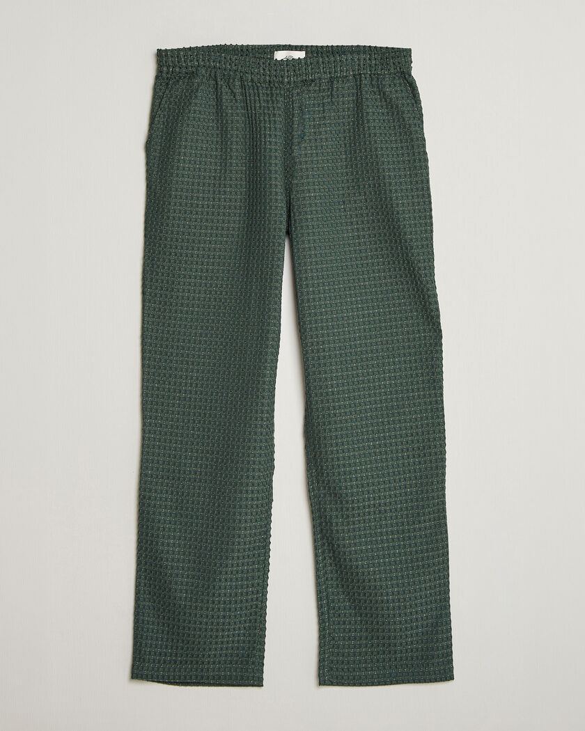 Incotex Slim Fit Houndstooth Stretch Slacks Navy at CareOfCarl.com
