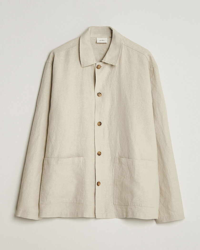 Filson Reverse Sateen Jac-Shirt Gray Khaki at CareOfCarl.com