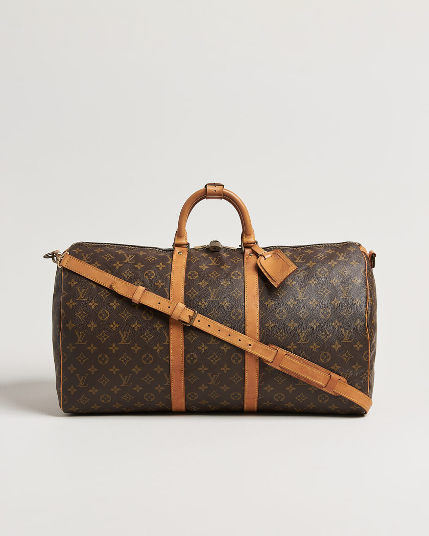 Louis Vuitton Pre-Owned Keepall Bandouliére 55 Monogram – Brown