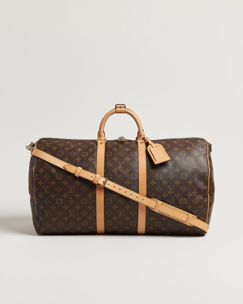 Louis Vuitton Pre-Owned Keepall Bandouliére 55 Monogram – Brown