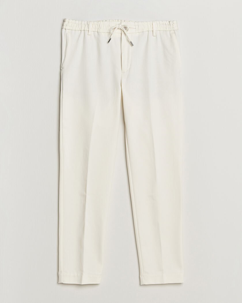BOSS BLACK Kane Drawstring Trousers Open White – White