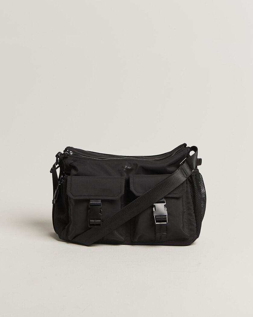 A.P.C. Trek Crossbody Bag Black – Black