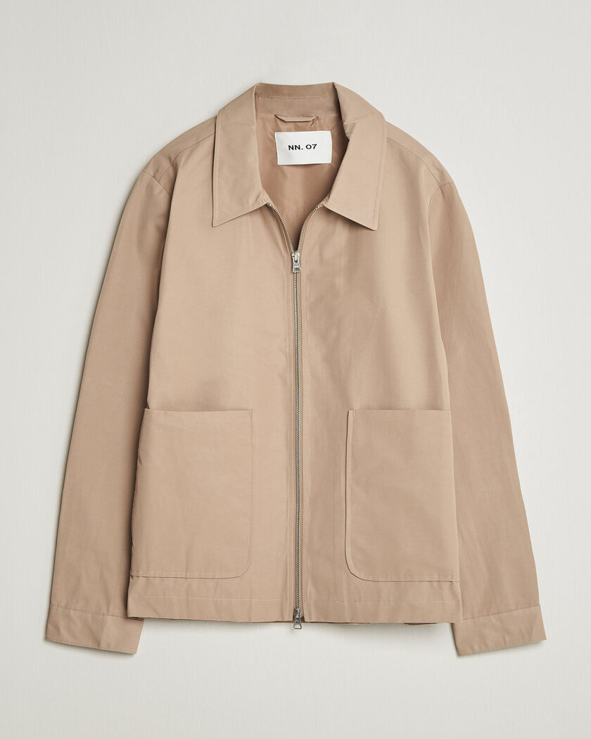 Brunello Cucinelli Nylon Padded Jacket Beige at CareOfCarl.com
