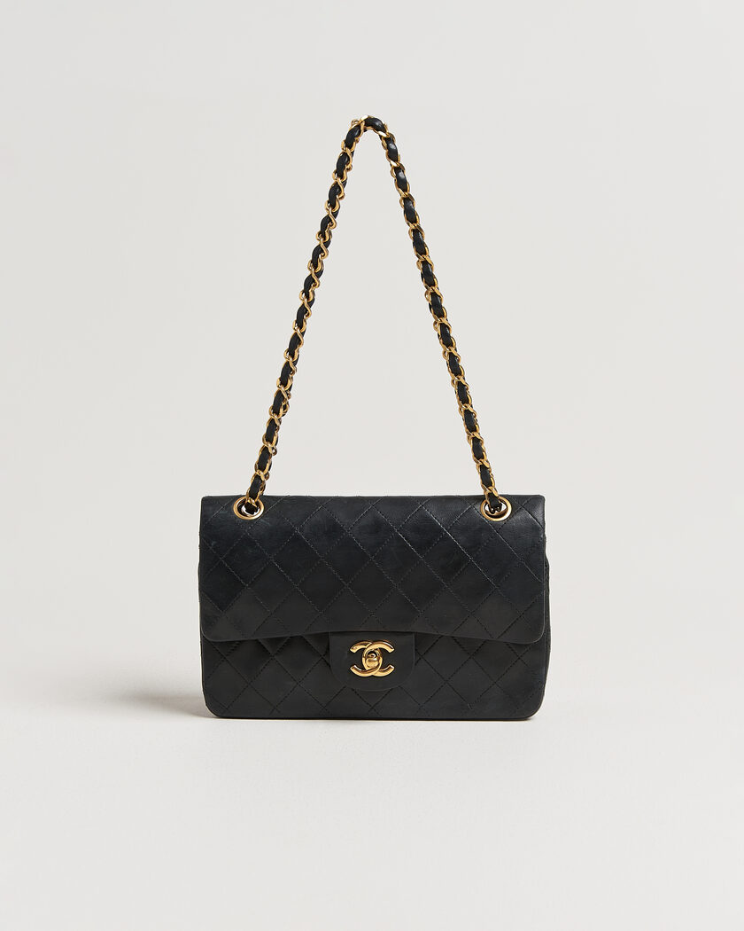 Chanel Pre-Owned Classic Small Double Flap Bag Black – Black