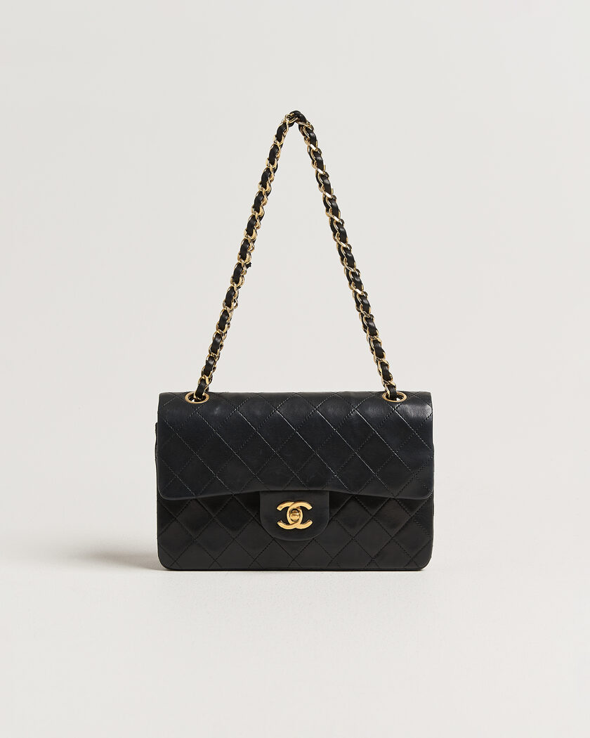 Chanel Pre-Owned Classic Small Double Flap Bag Black – Black