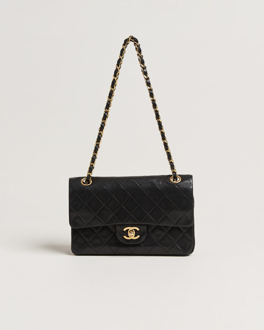 Chanel Pre-Owned Classic Small Double Flap Bag Black – Black