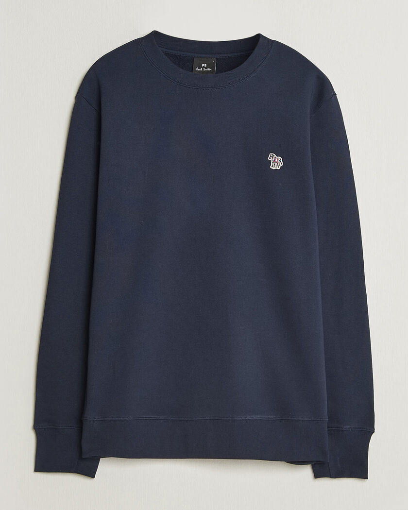 Lyle & Scott Organic Cotton Crew Neck Navy at CareOfCarl.com