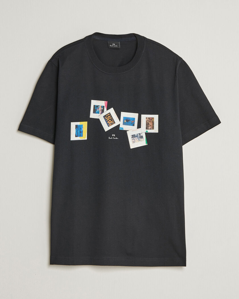 A.P.C. Embroidered APC T-Shirt Black at CareOfCarl.com