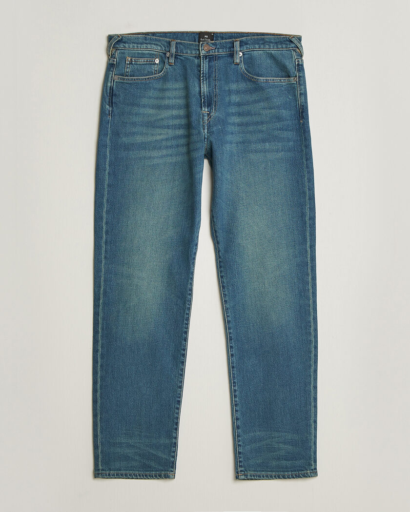 PS Paul Smith Relaxed Tapered Fit Jeans Vintage Blue – Blue