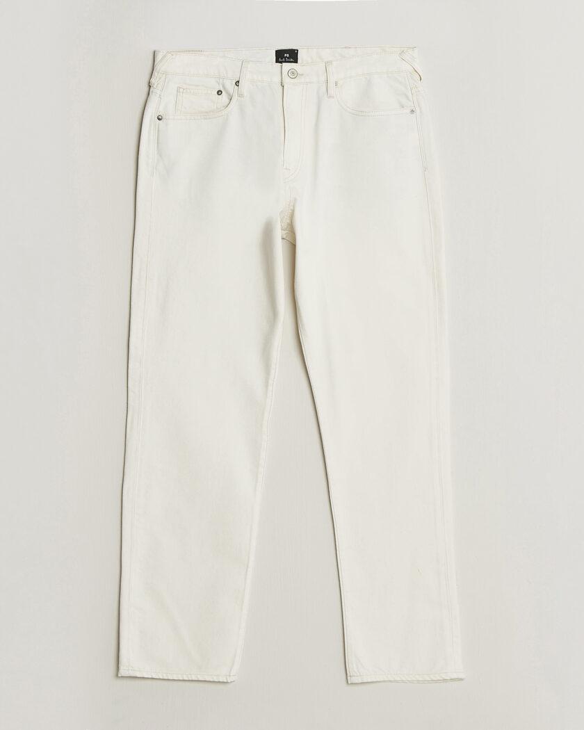 PS Paul Smith Relaxed Tapered Fit Jeans Off White – White
