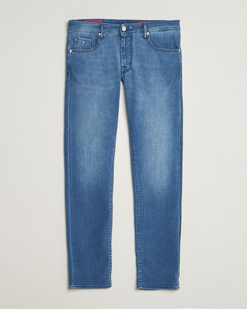 Tramarossa Michelangelo Stretch Relax Jeans Mid Blue – Blue