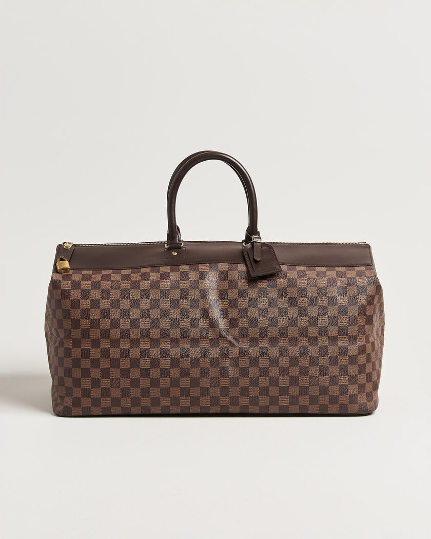 Louis Vuitton Pre-Owned Greenwich GM Travel Bag Damier Ebene – Brown