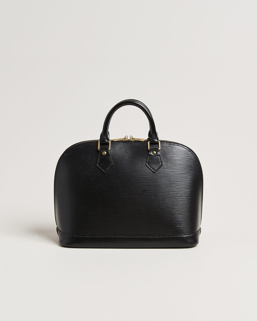 Louis Vuitton Pre-Owned Alma PM Bag Epi Leather Black – Black