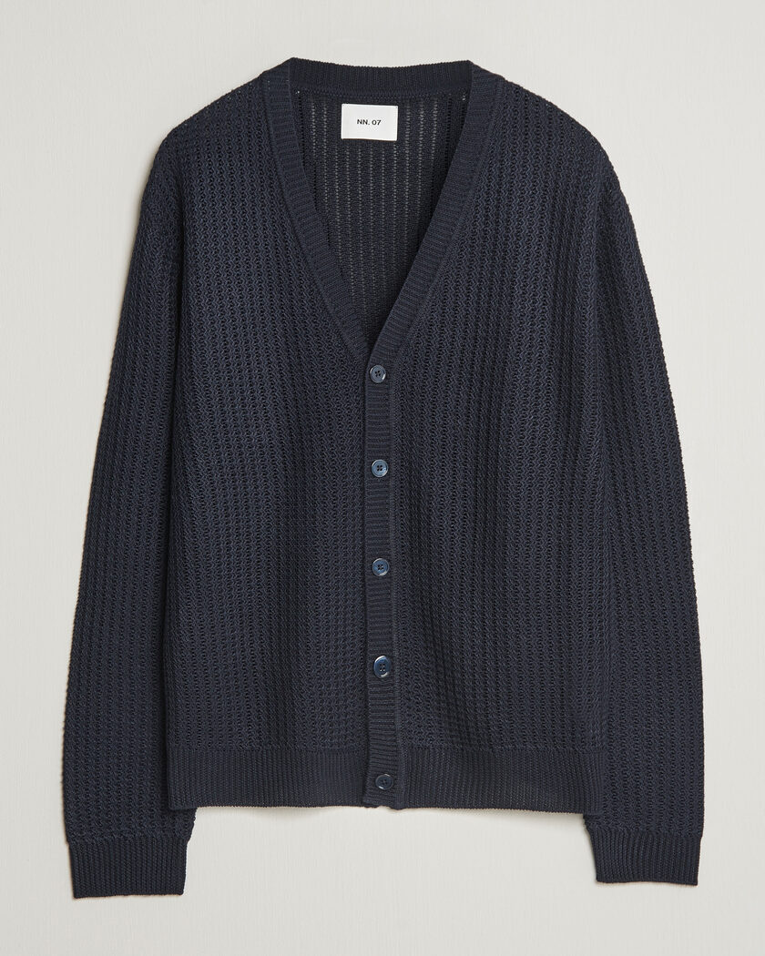 John Smedley Petworth Extra Fine Merino Cardigan Hepburn Smoke at