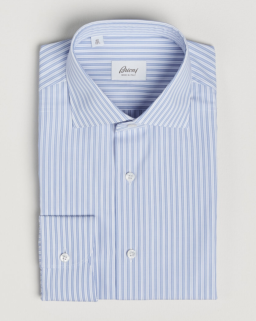 brioni white dress shirt Brioni Pleated Poplin French-Cuff Dress Men Shirt