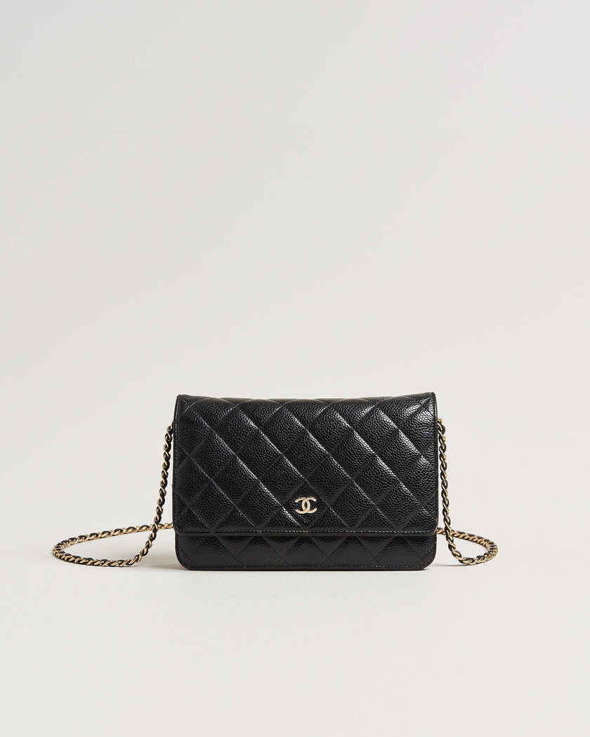 Chanel Pre-Owned Wallet On Chain Caviar Leather Black – Black