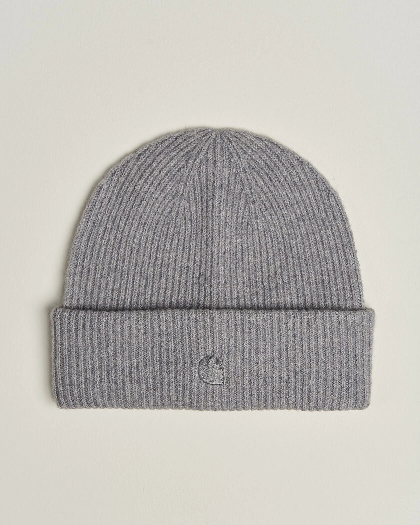 Carhartt WIP Curtis Tonal Logo Beanie Shady Grey – Grey