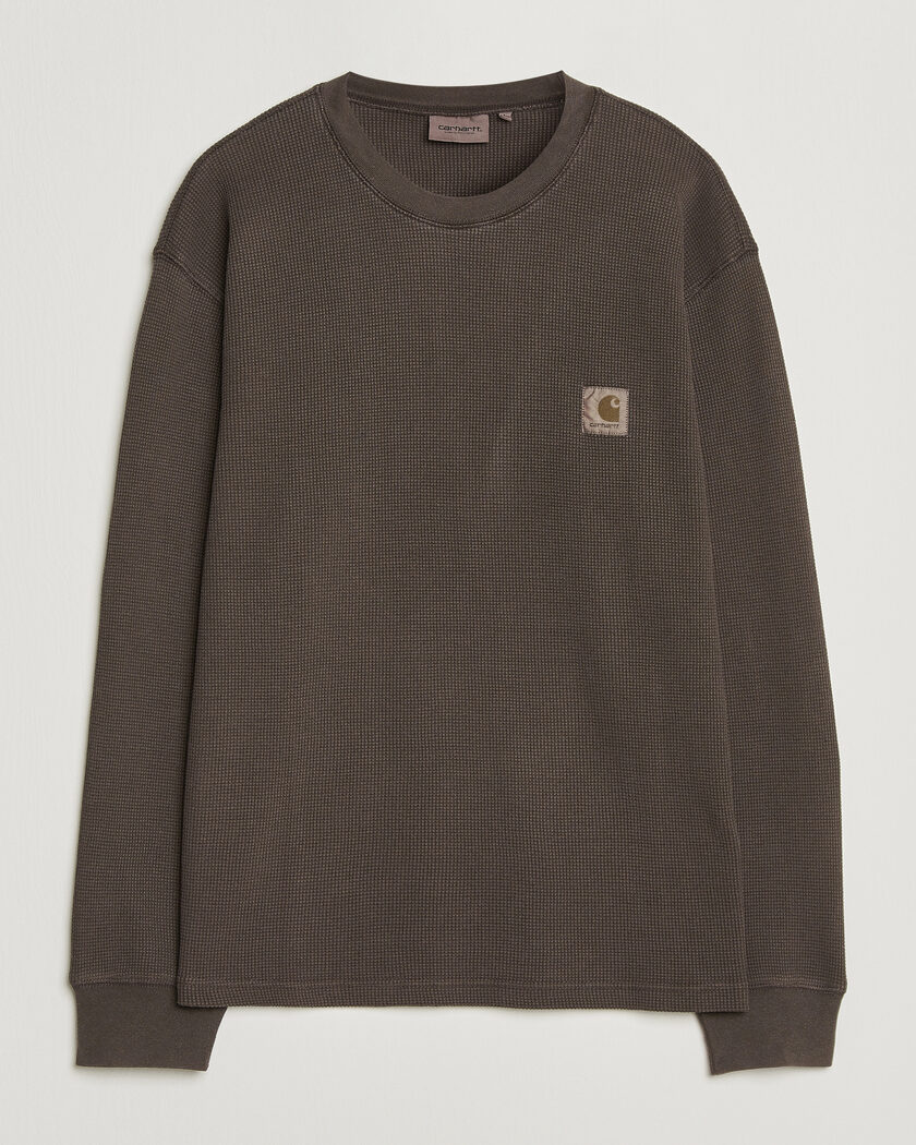 Carhartt WIP Long Sleeve Waffle T-Shirt Tobacco – Brown
