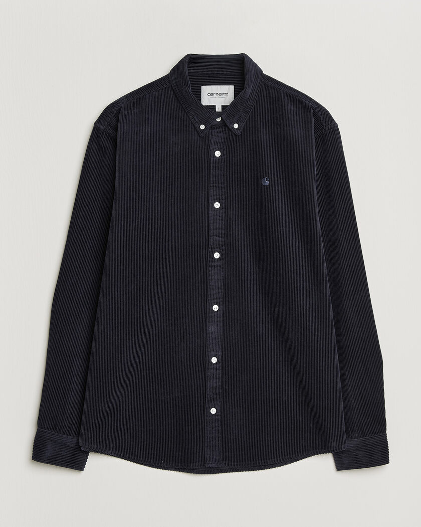 Carhartt WIP Madison Cord Shirt Dark Navy – Blue