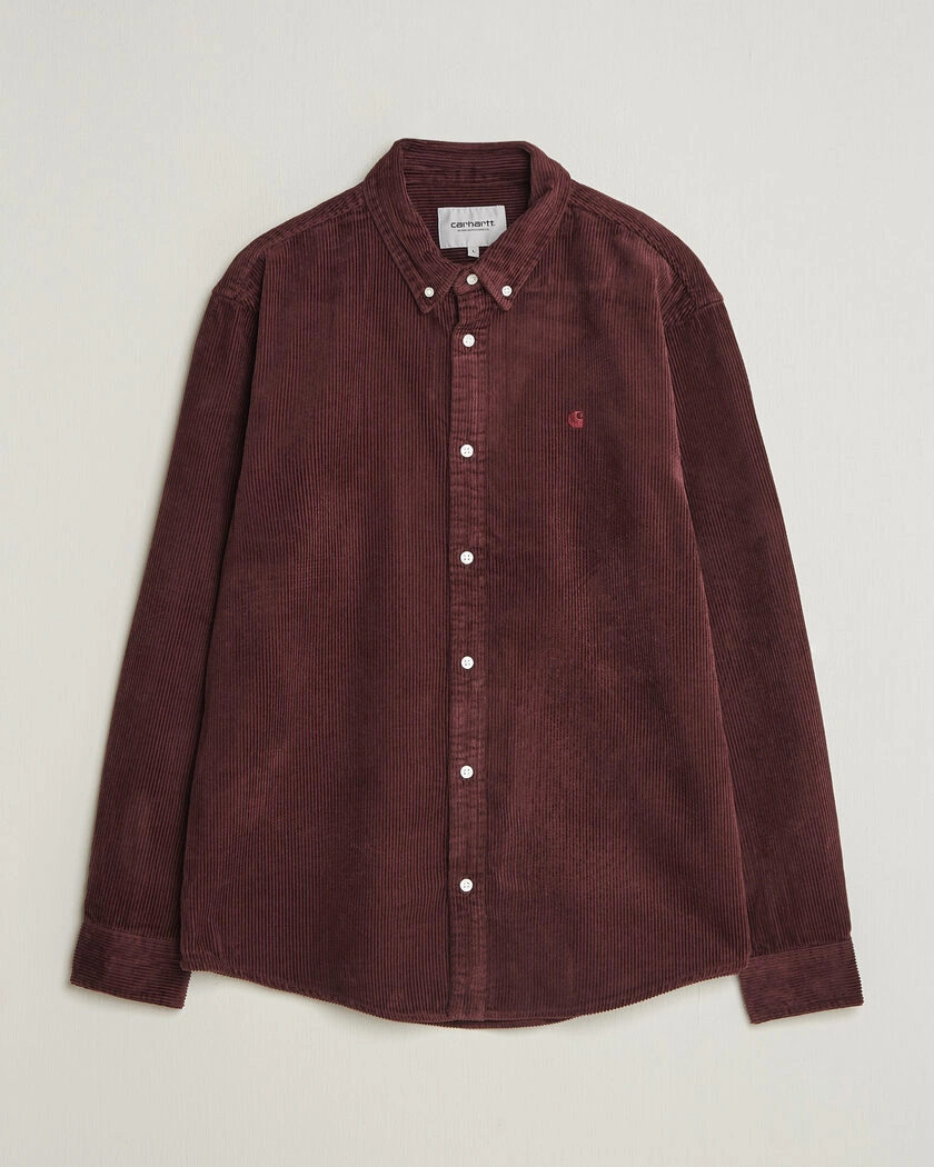 Carhartt WIP Madison Cord Shirt Amarone – Beige