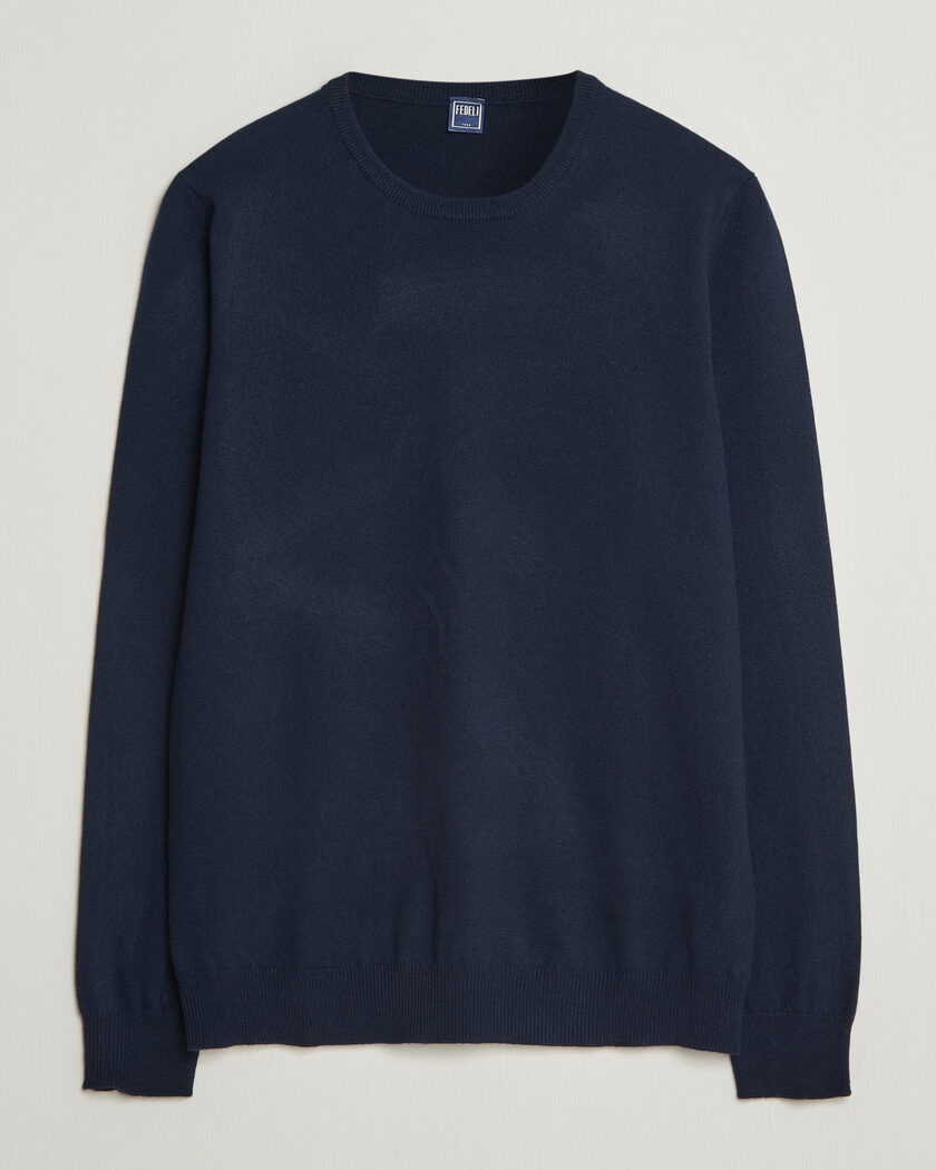 Auralee Hard Twist Rib Knit Pullover Black at CareOfCarl.com